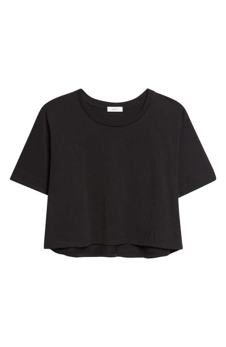 A.L.C. Kali Boxy T-Shirt, Alternate, color, Black