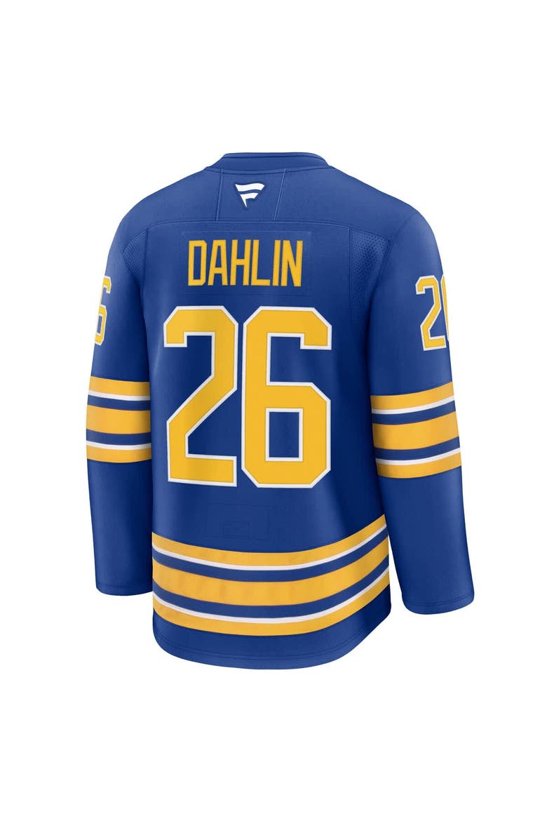 Men's Fanatics Rasmus Dahlin Royal Buffalo Sabres Premium Jersey with Captain's Patch, Alternate, color, Royal