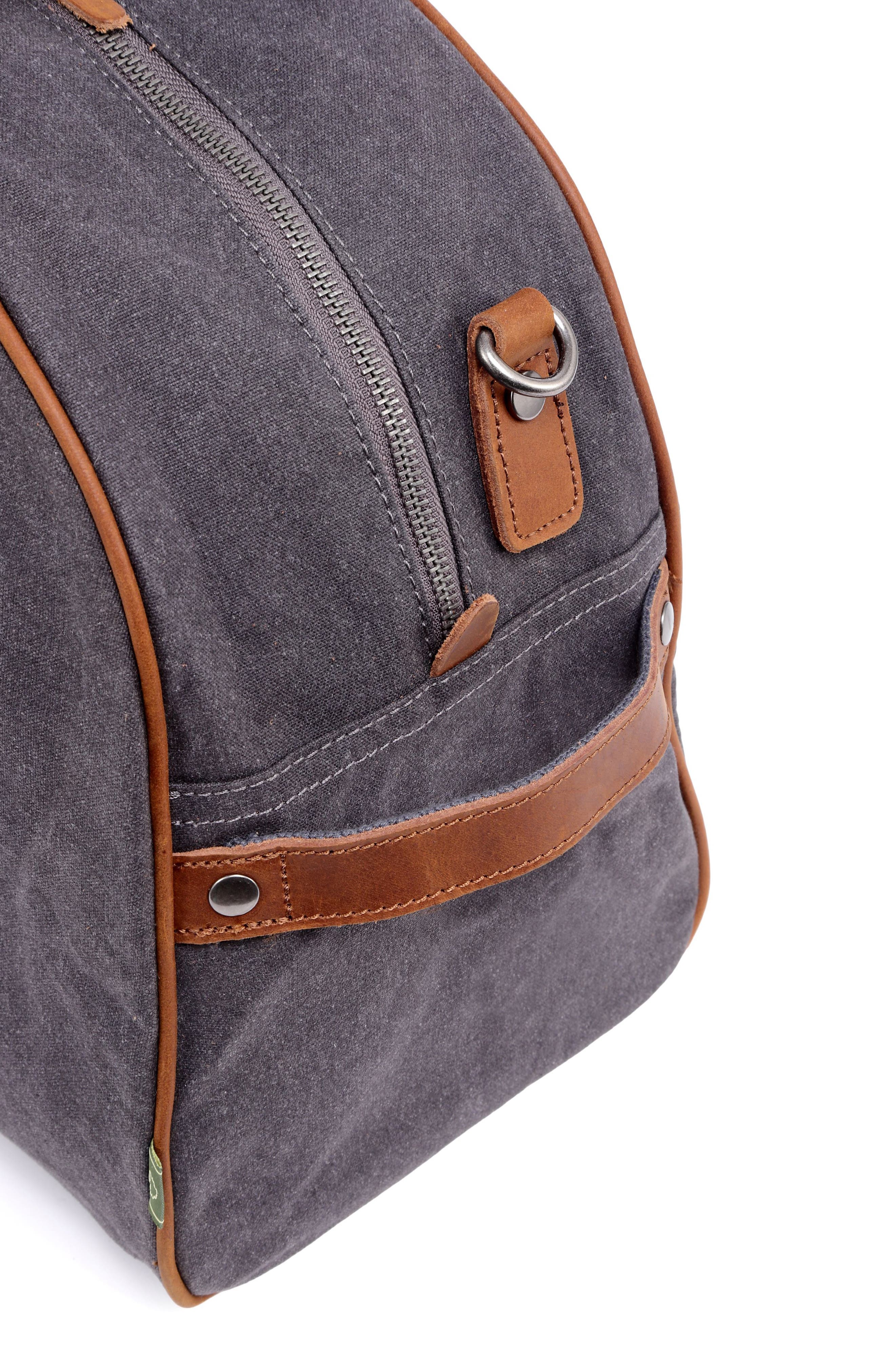 THE SAME DIRECTION Stone Creek Waxed Canvas Weekend Bag, Alternate, color, 