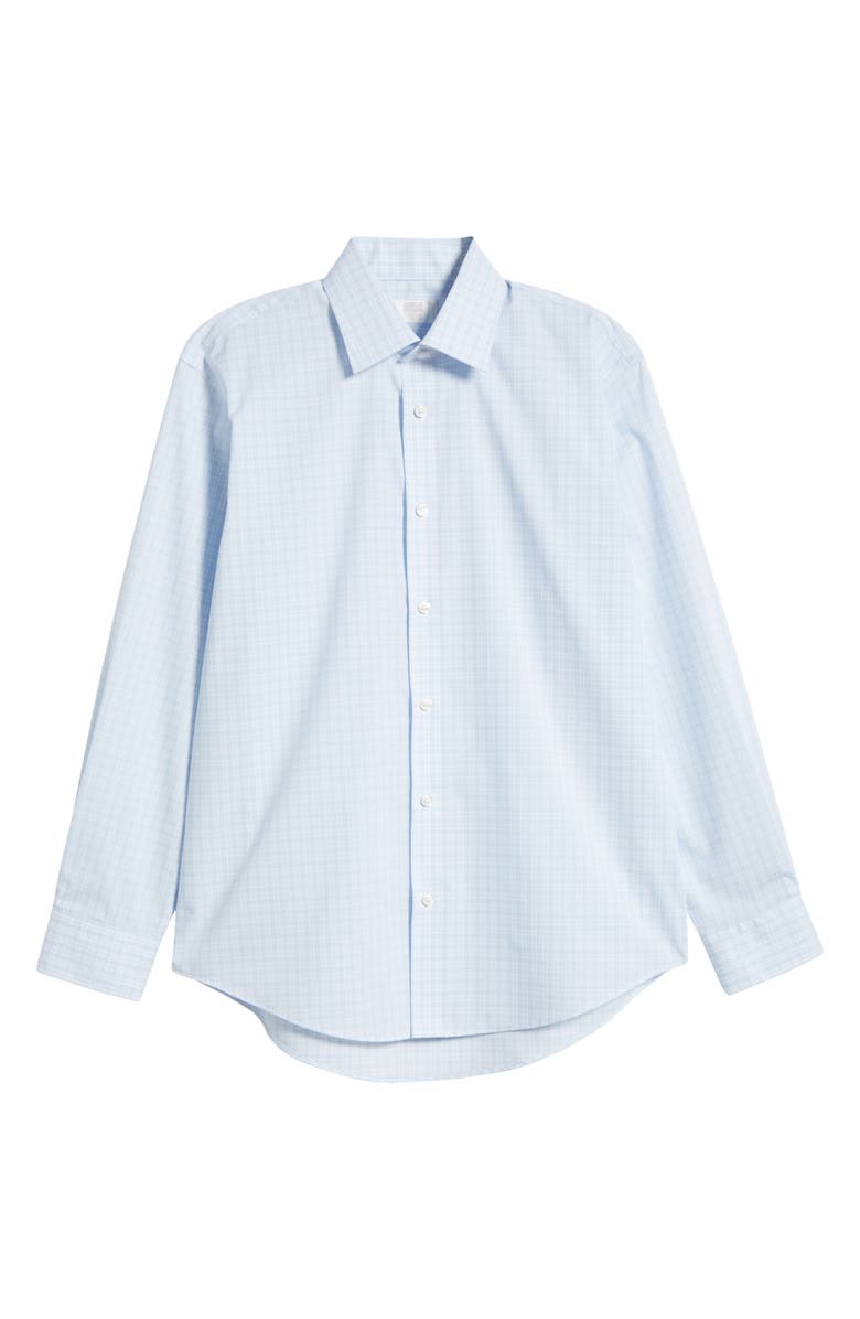 NORDSTROM RACK Check Cotton Blend Dress Shirt, Alternate, color,