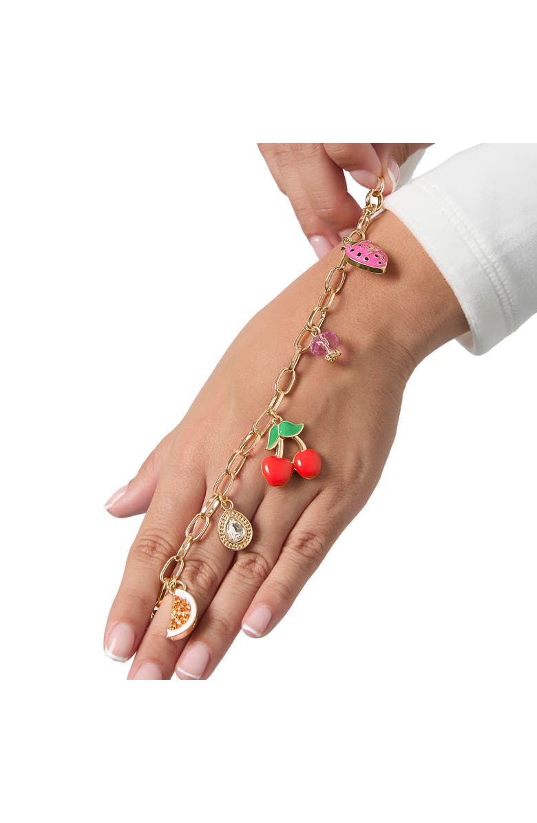 Juicy Couture Cherry
Fruit Charm Bracelet, Alternate, color, Gold Tone