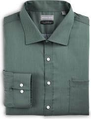 Michael Kors Big & Tall Micro Patterned Performance Dress Shirt