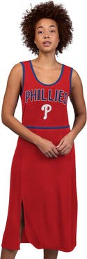 G-III 4HER BY CARL BANKS Women's G-III 4Her by Carl Banks Red Philadelphia Phillies Center Field Maxi Dress