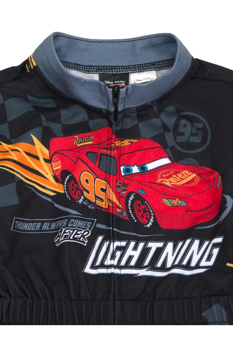 Cars Lightning McQueen Cosplay One Piece Coverall, Alternate, color, McQueen Racing Black
