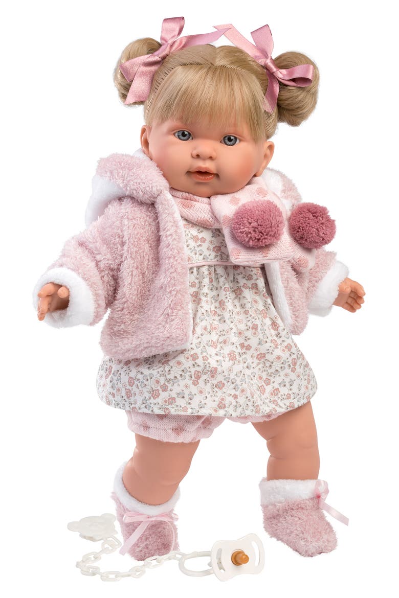Elizabeth 16-Inch Soft Body Crying Baby Doll, Main, color, NO COLOR