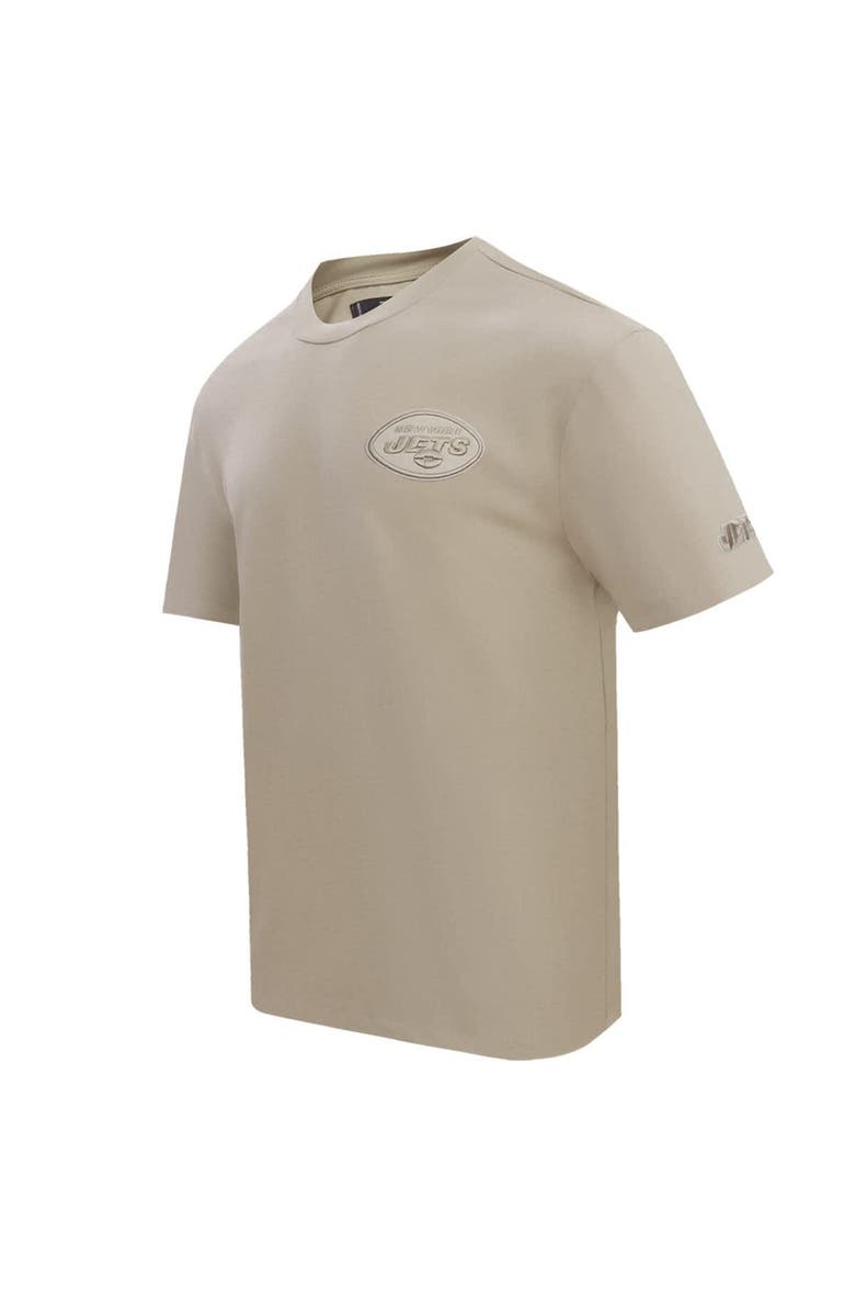 PRO STANDARD Men's Pro Standard Tan New York Jets Drop Shoulder T-Shirt, Alternate, color, Tan