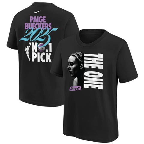 Youth Nike Paige Bueckers Black 2025 WNBA Draft The One T-Shirt
