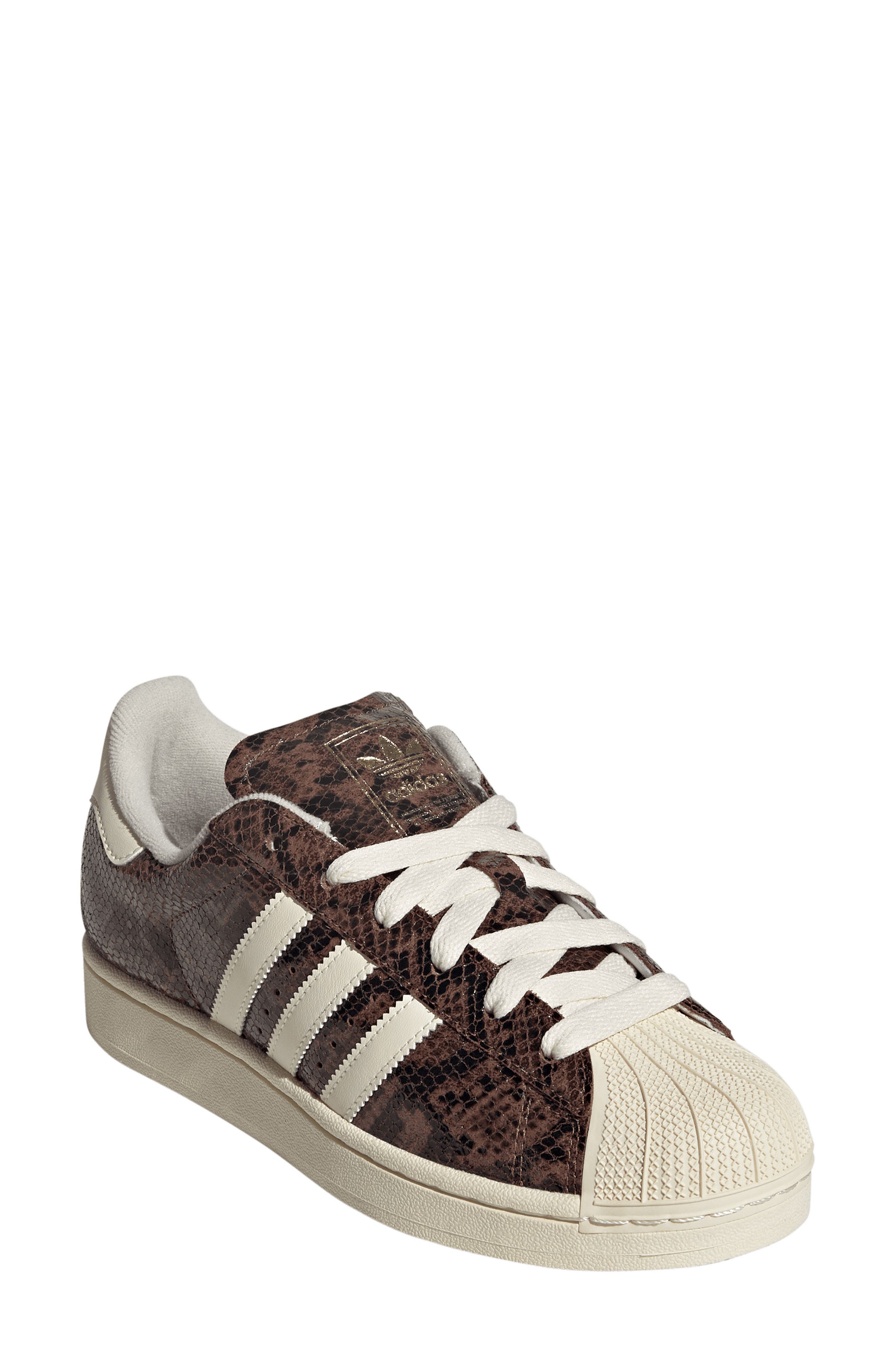 adidas Superstar Sneaker, Main, color, Brown/ Cream/ Alumina