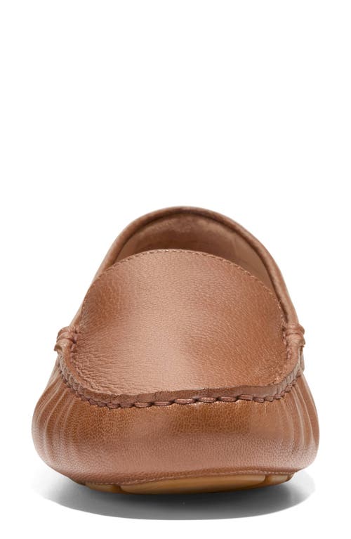 Cole Haan Evalina Driver In British Tan Leather
