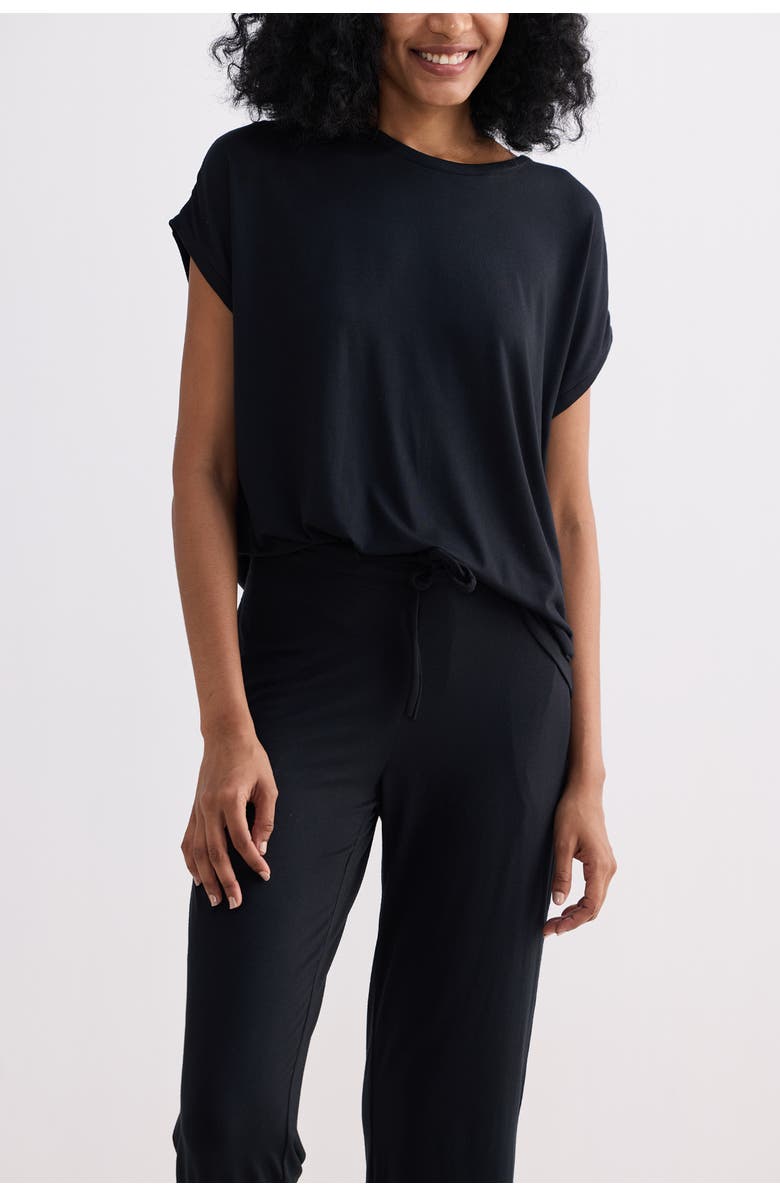 Reistor Relaxed Tee with Short Sleeve, Alternate, color, Black