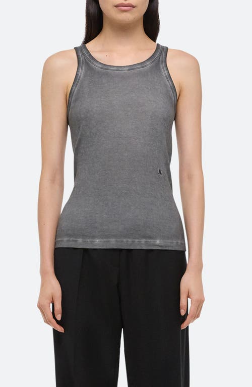 HELMUT LANG HELMUT LANG GARMENT DYED RACERBACK PIMA COTTON TANK TOP