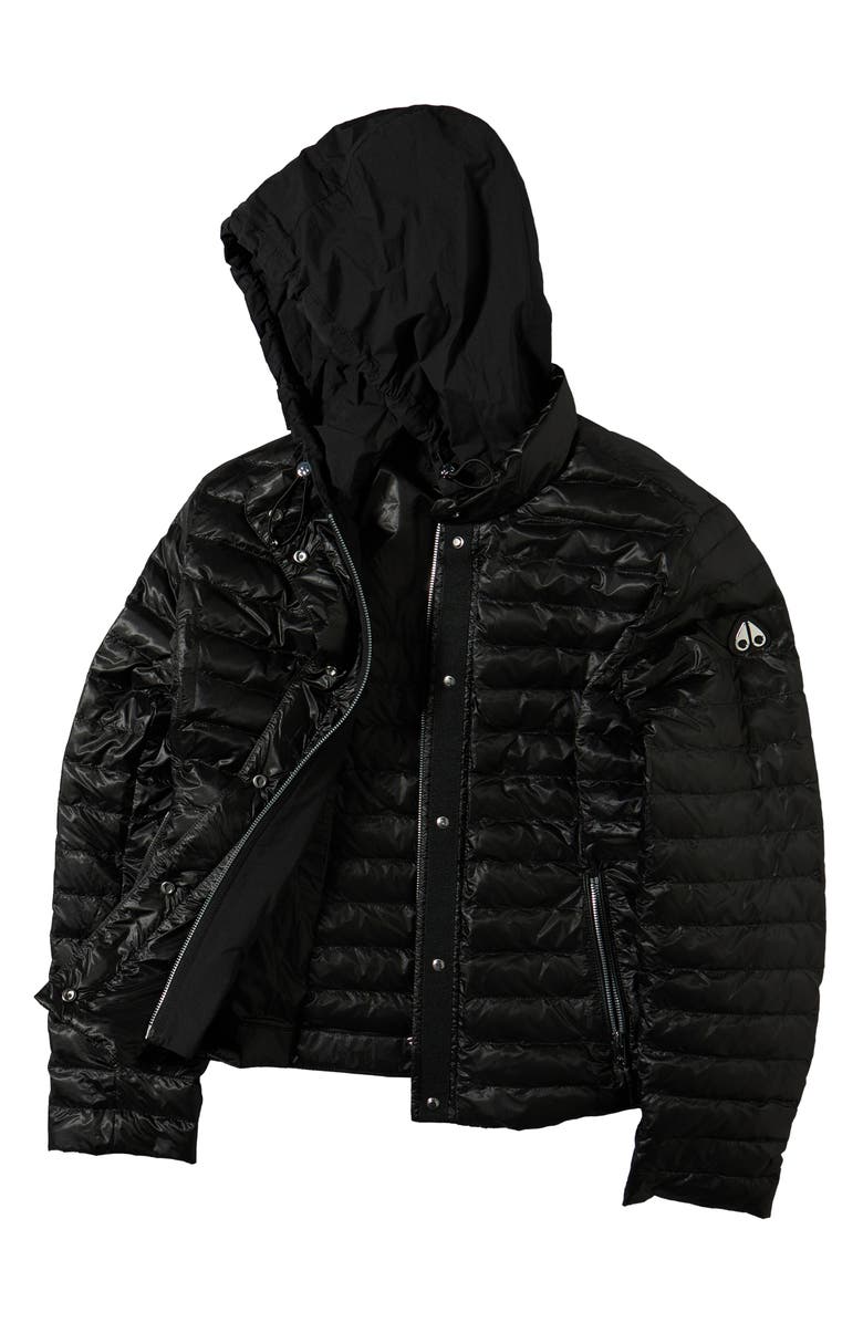 Moose Knuckles Cloud Walker 800 Fill Power Down Jacket, Alternate, color, Black/ Black