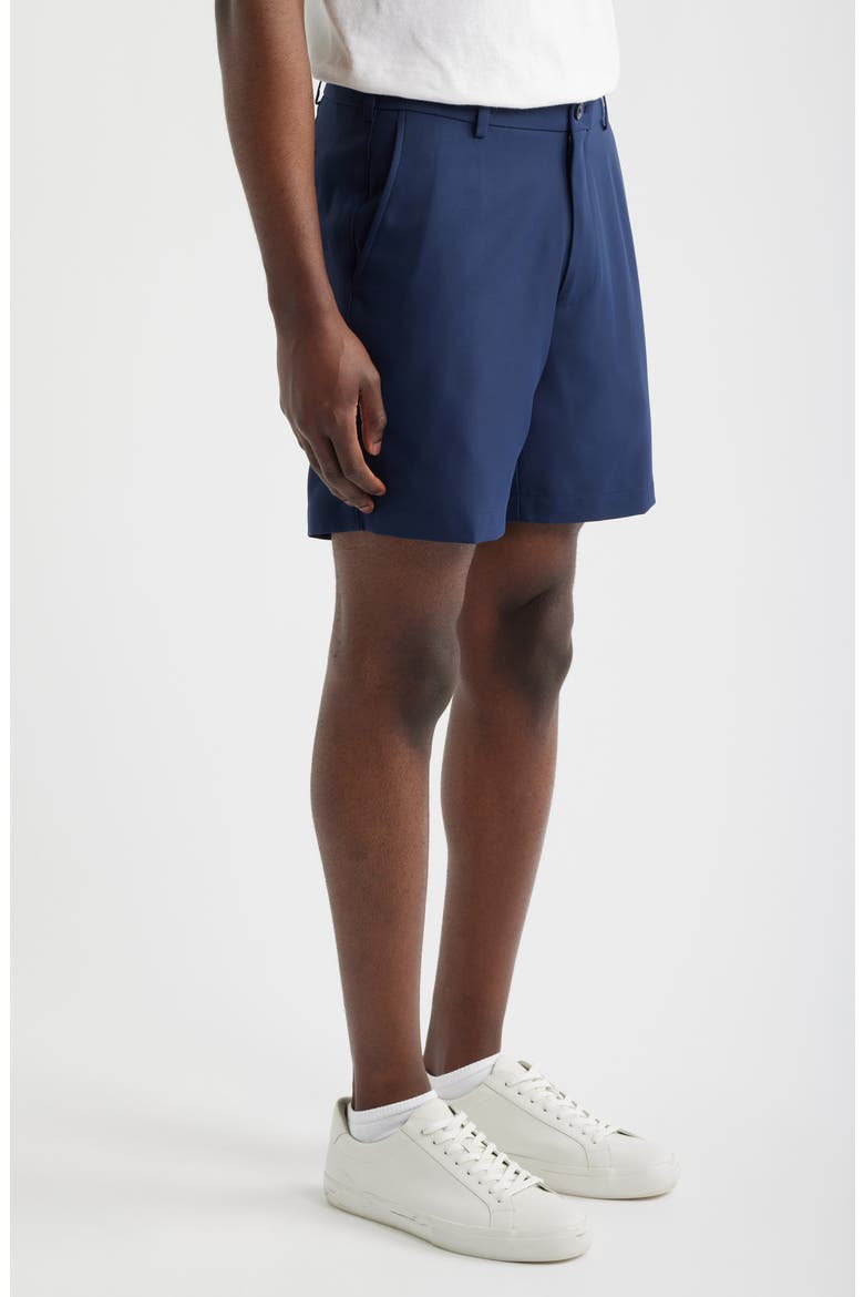 Salem 7-Inch High Drape Performance Shorts, Alternate, color, BLUE
