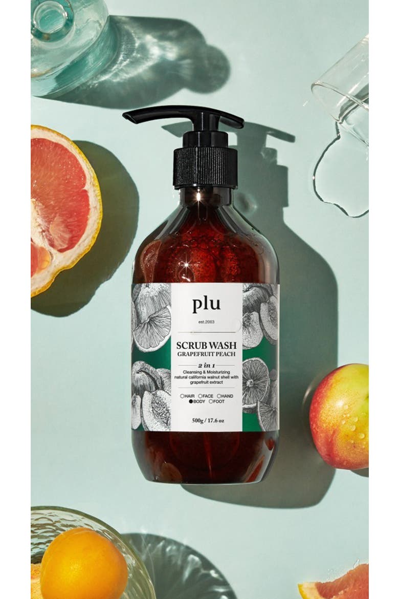 Scrub Wash Grapefruit Peach, Alternate, color, No Color