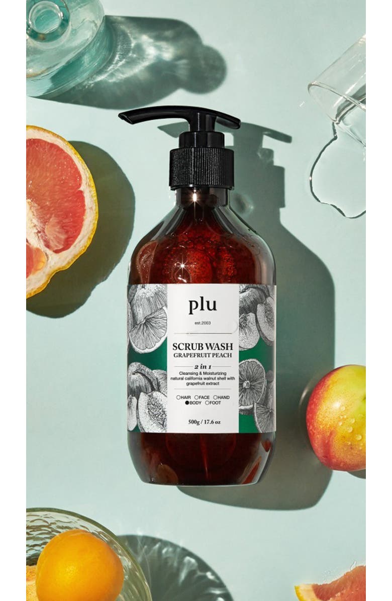 Plu Scrub Wash Grapefruit Peach, Alternate, color, NO COLOR