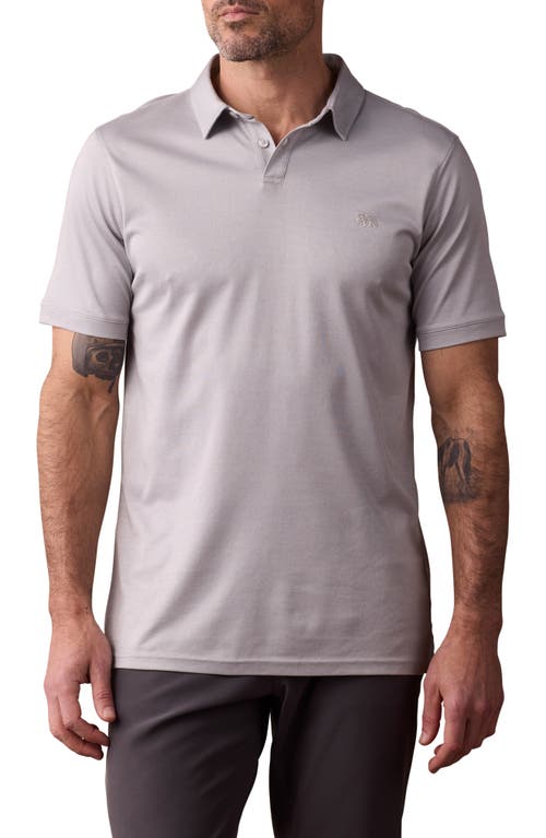 The Normal Brand Performance Piqué Polo In Greystone