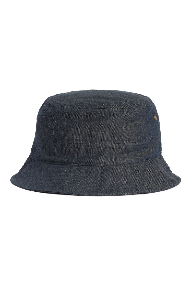 Transport Showerproof Denim Bucket Hat, Alternate, color, DENIM