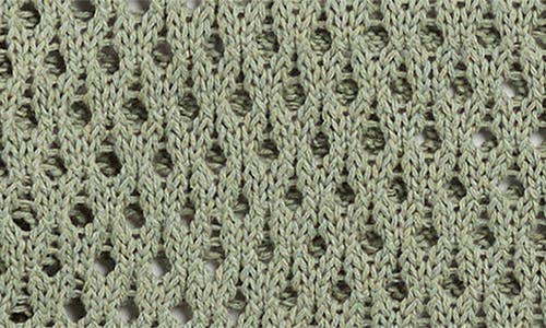 Jessica Simpson Kids' Tank & Open Stitch Sweater Set In Green