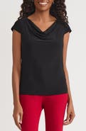 KASPER Cowl Neck Top