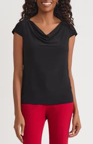 KASPER Cowl Neck Top