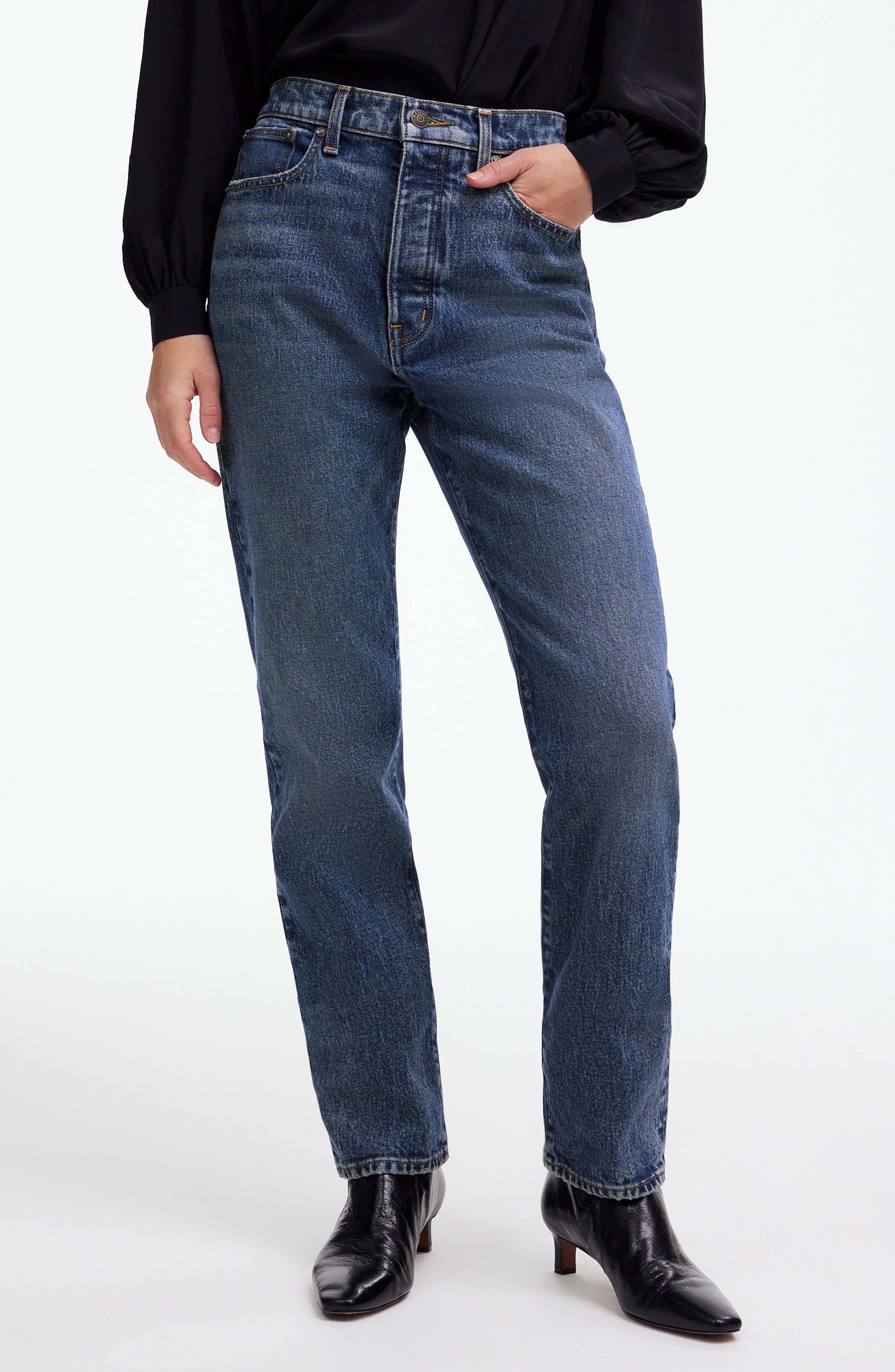 Madewell The '90s Straight Crop Jeans