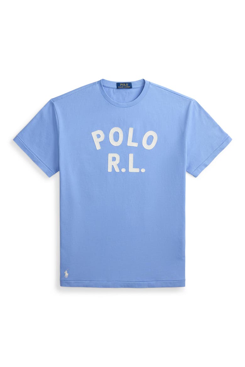 Classic Fit Logo Graphic T-Shirt, Alternate, color, BRISTOL BLUE