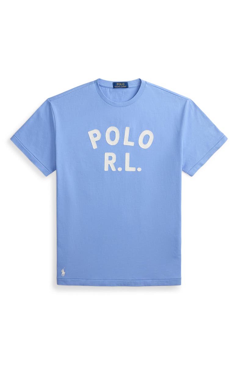 Polo Ralph Lauren Classic Fit Logo Graphic T-Shirt, Alternate, color, Bristol Blue