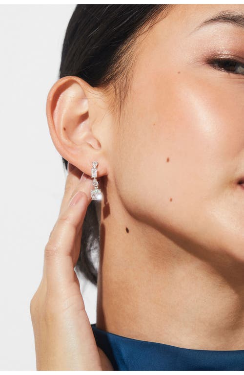 NADRI NADRI ROCKSTARS CUBIC ZIRCONIA DROP EARRINGS 