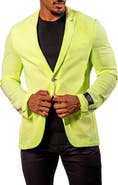 Maceoo Neon Unconstructed Knit Blazer
