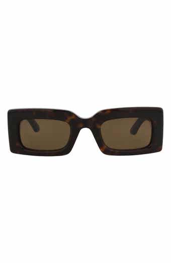 McQueen 50mm Rectangular Sunglasses