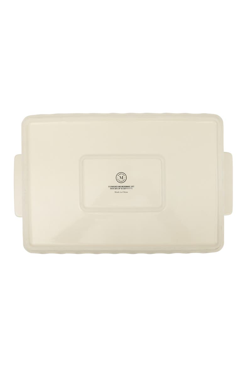 Broadbrook 13x9 Inch Rectangular Stoneware Baking Dish with Handles, Oven Safe, Alternate, color, Cream