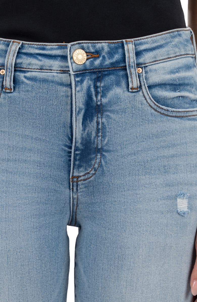 KUT from the Kloth Rachael High Waist Crop Mom Jeans, Alternate, color, Recognition