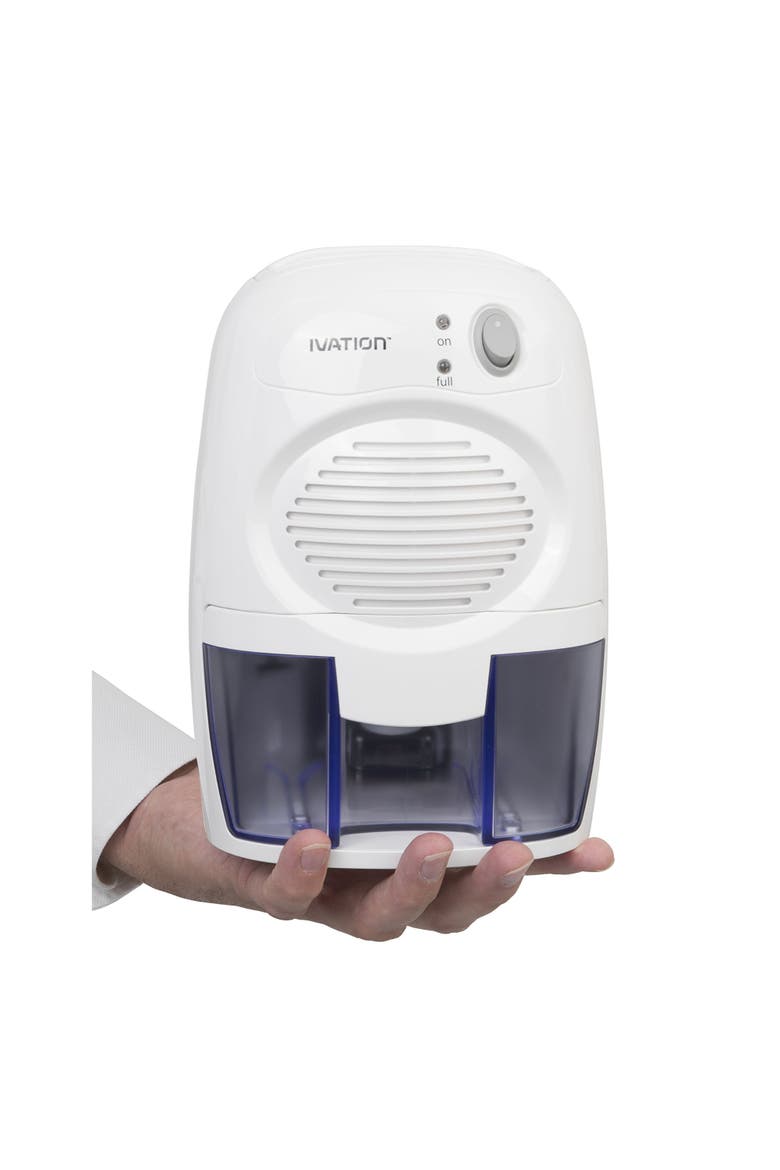 Powerful Small-Size Thermo-Electric Dehumidifier for Basement or Small Rooms, Alternate, color, White