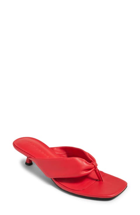 Eva Thong Kitten Heel Sandal
