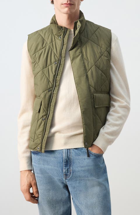 Quilted Water Repellent Vest