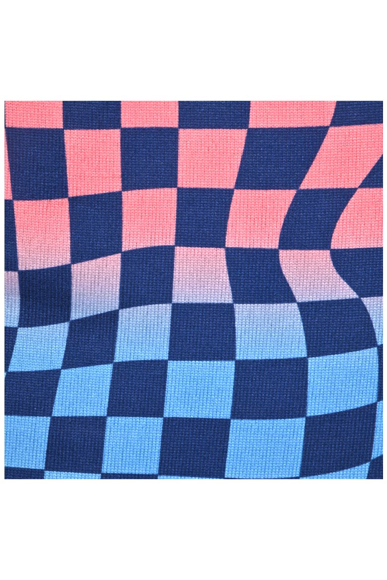 Kids' Print Fitted Short Sleeve Two-Piece Pajamas, Alternate, color, NAVY
