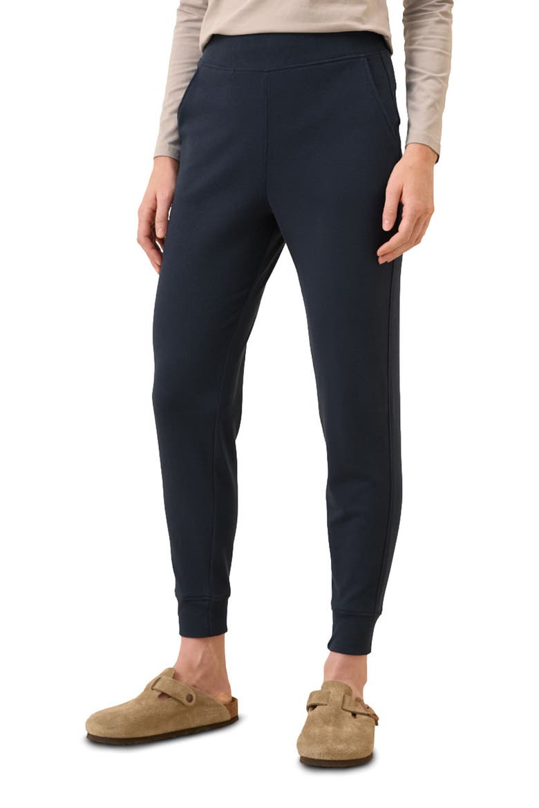 Everyday Organic Cotton Airplane Joggers, Alternate, color, Midnight Blue