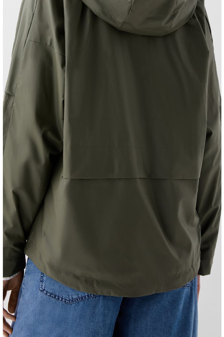 Woman Raincoat, Alternate, color, Khaki