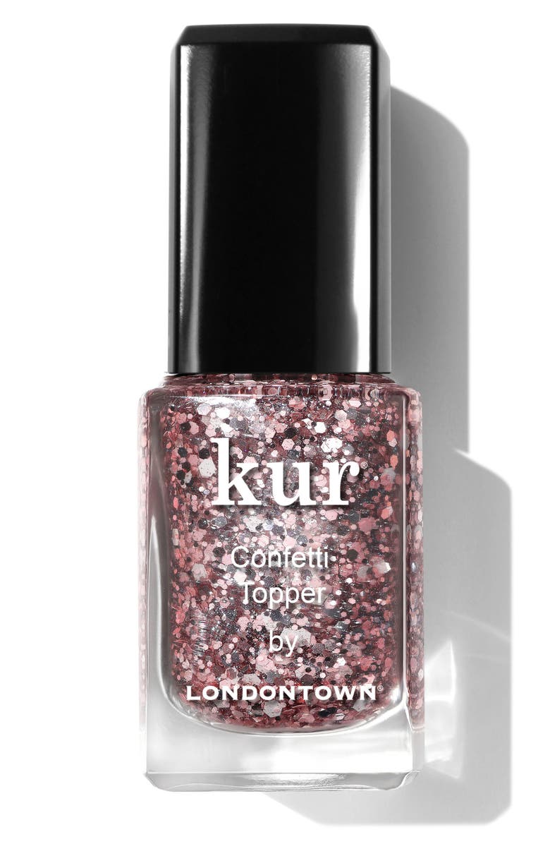 Londontown Confetti Nail Polish Topper, Main, color, Snowglobe