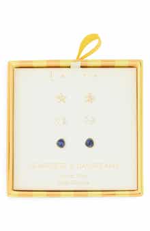 Seabreeze & Daydreams Set of 3 Fish Stud Earrings