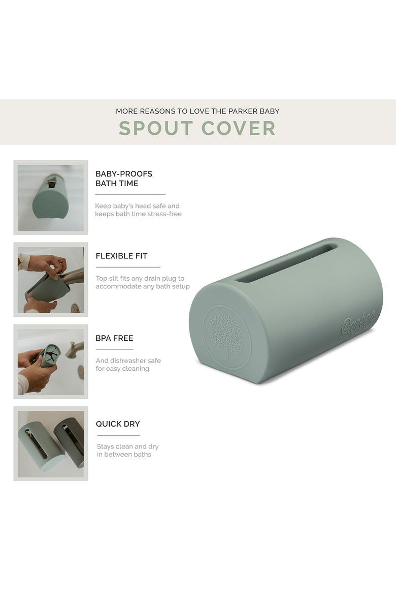 Bath Spout Cover, Alternate, color, Smoke
