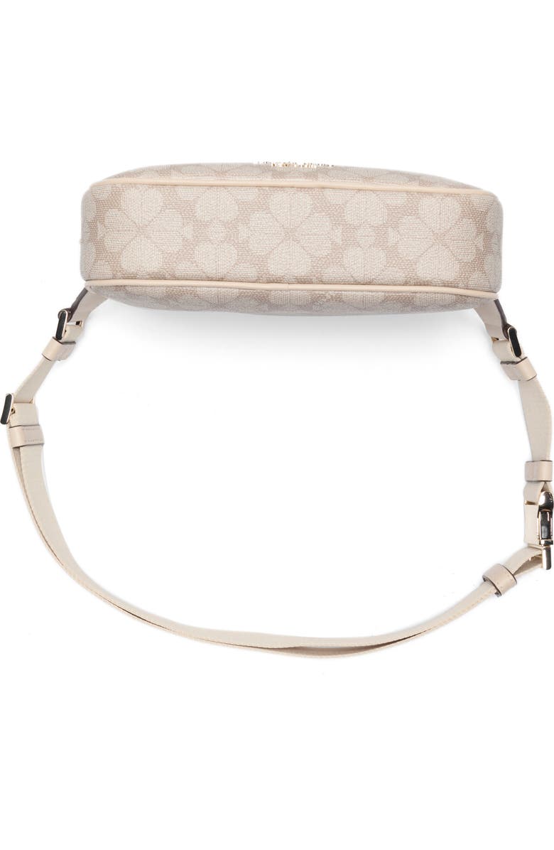 Kate Spade New York signature spade flower belt bag, Alternate, color, Dark Beige Multi