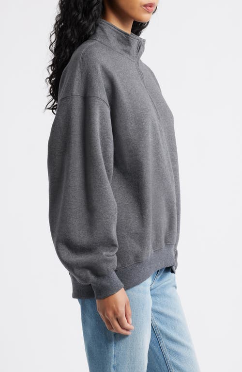 Bp. Relaxed Quarter Zip Pullover In Blue