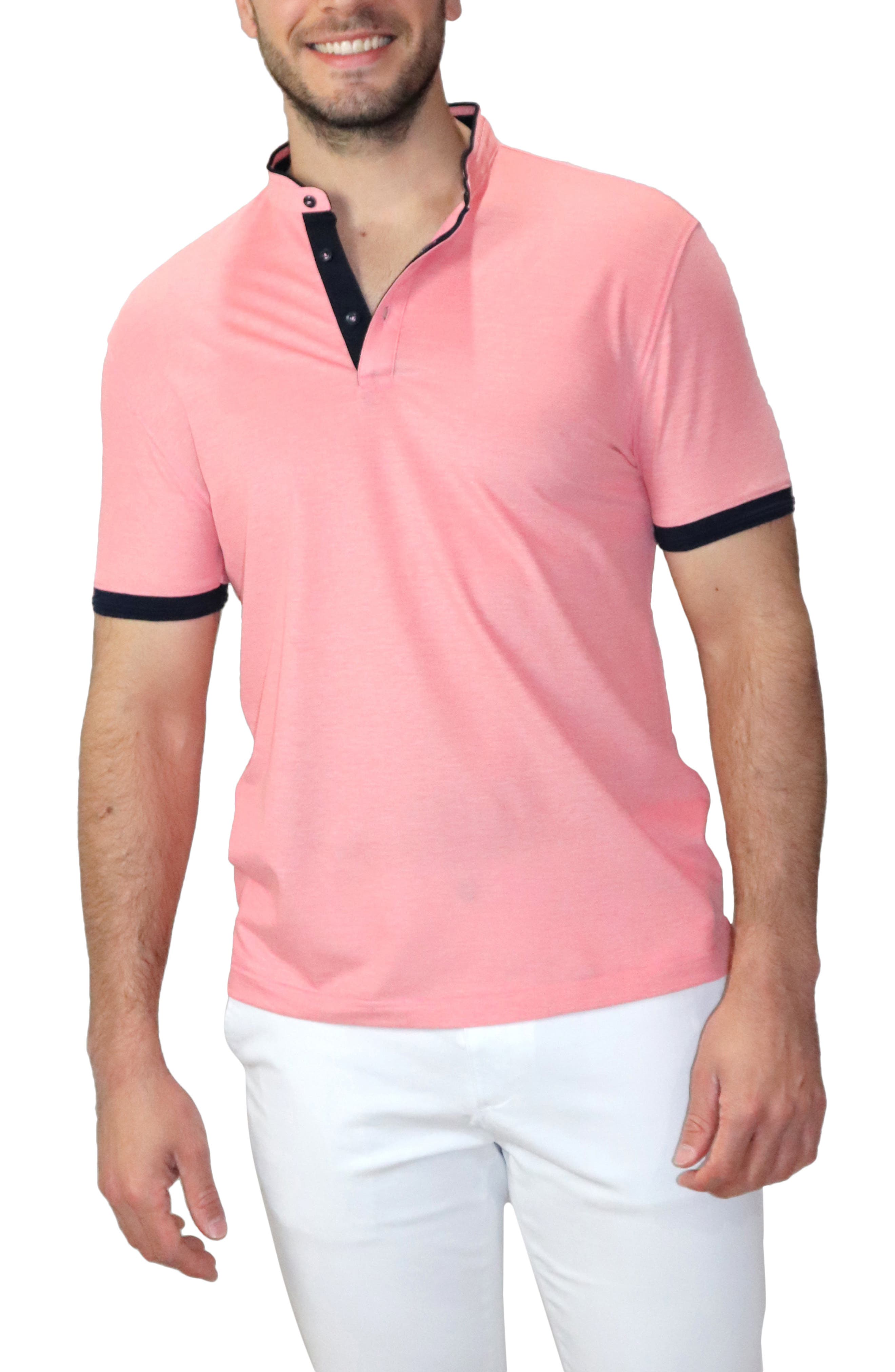 Lorenzo Uomo Band Collar Polo (Men) | Nordstromrack