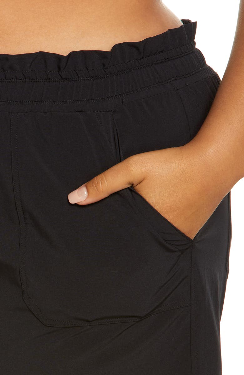 Zella High Waist Camp Shorts, Alternate, color,