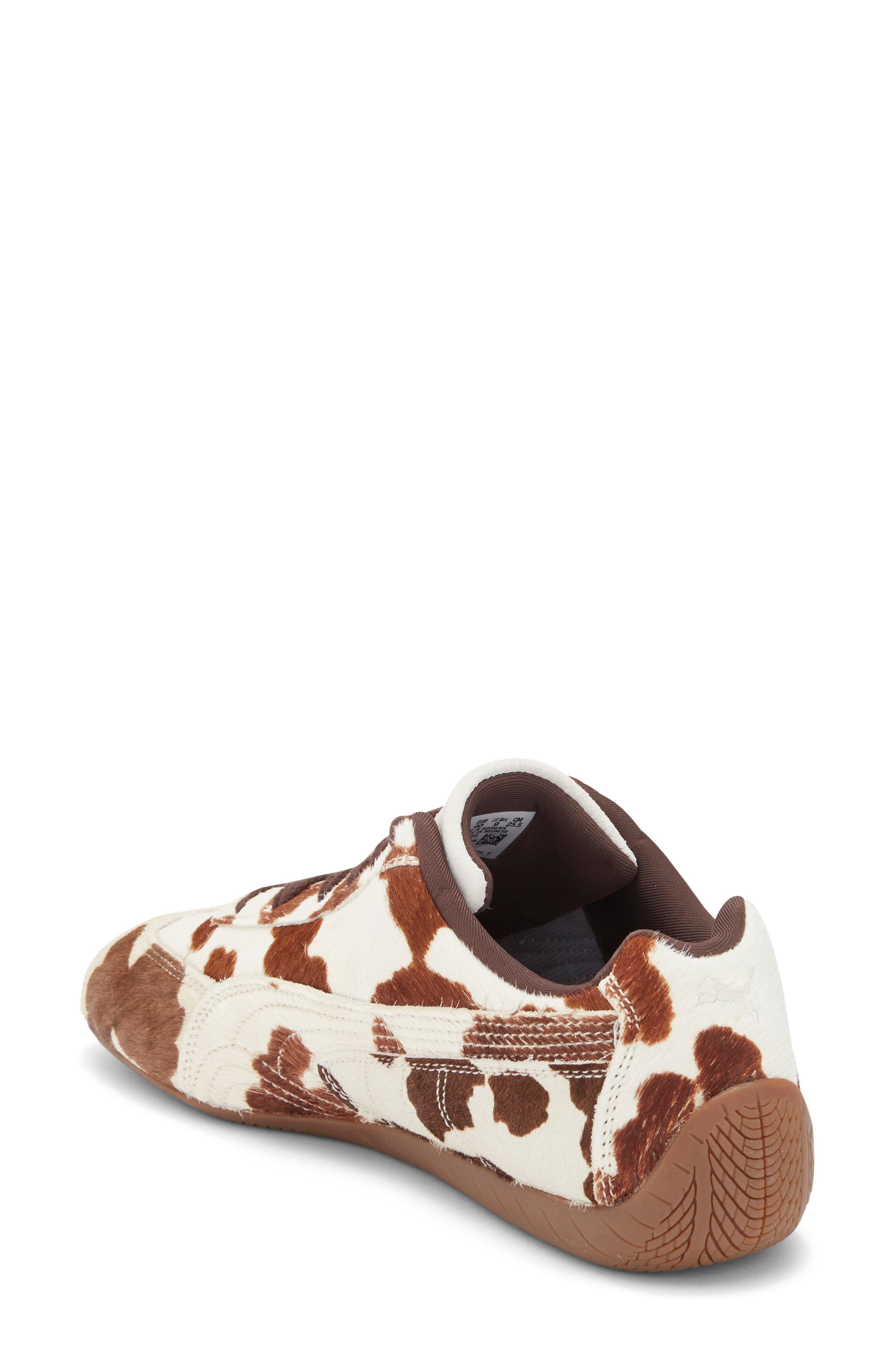 PUMA Speedcat Genuine Calf Hair Sneaker, Alternate, color, Chocolate Brown/ Gum