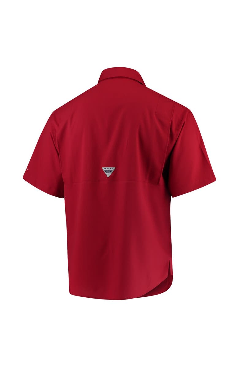 Columbia Men's Columbia Crimson Alabama Crimson Tide PFG Tamiami Shirt, Alternate, color, Crimson
