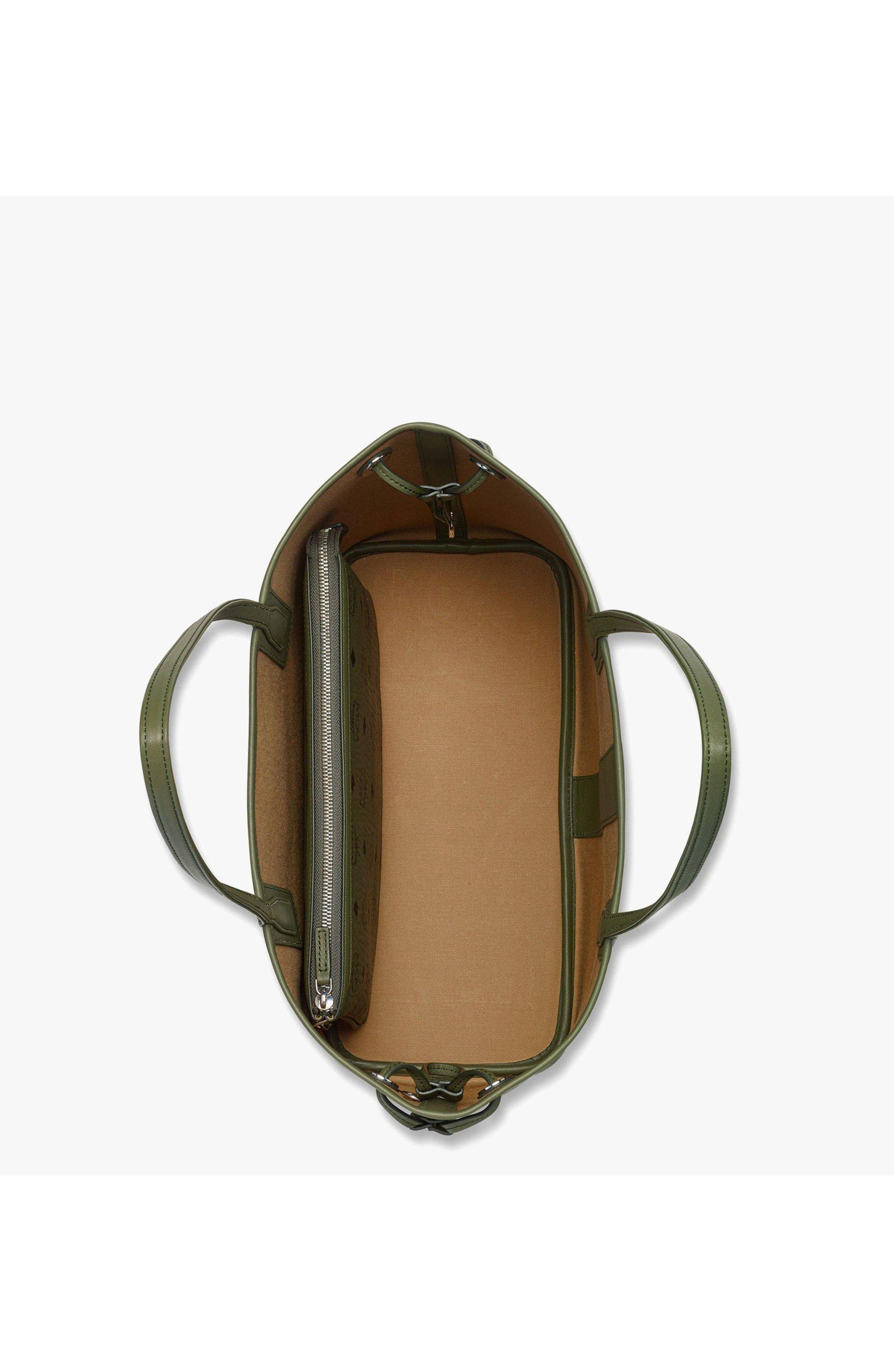 MCM Medium Liz Shopper in Visetos, Alternate, color, 