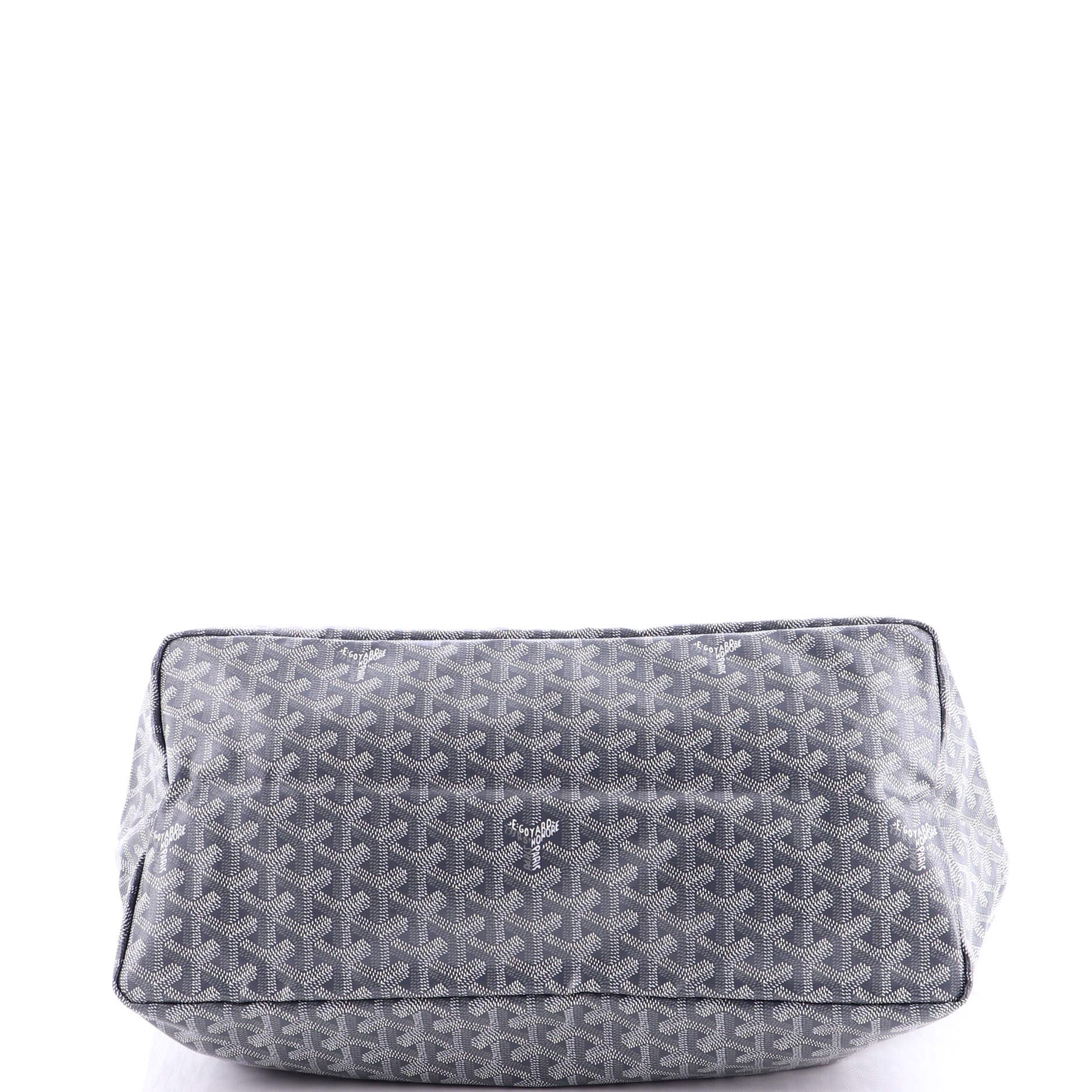 Pre-Owned Goyard Saint Louis Tote Coated Canvas GM, Alternate, color, Gray