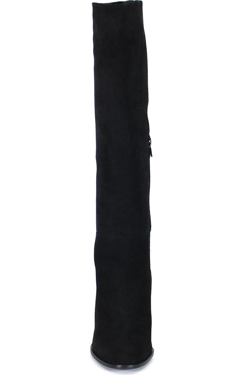 Diba True TEXT BACK Suede Stove Pipe Tall Boot, Alternate, color, Black